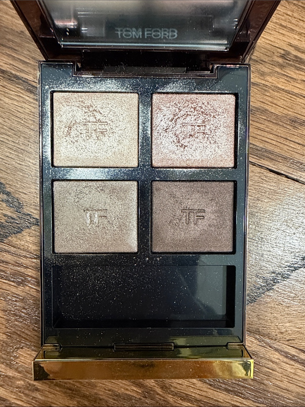Tom Ford Neutral Shimmer Eyeshadow Quad - Soft Champagne & Taupe